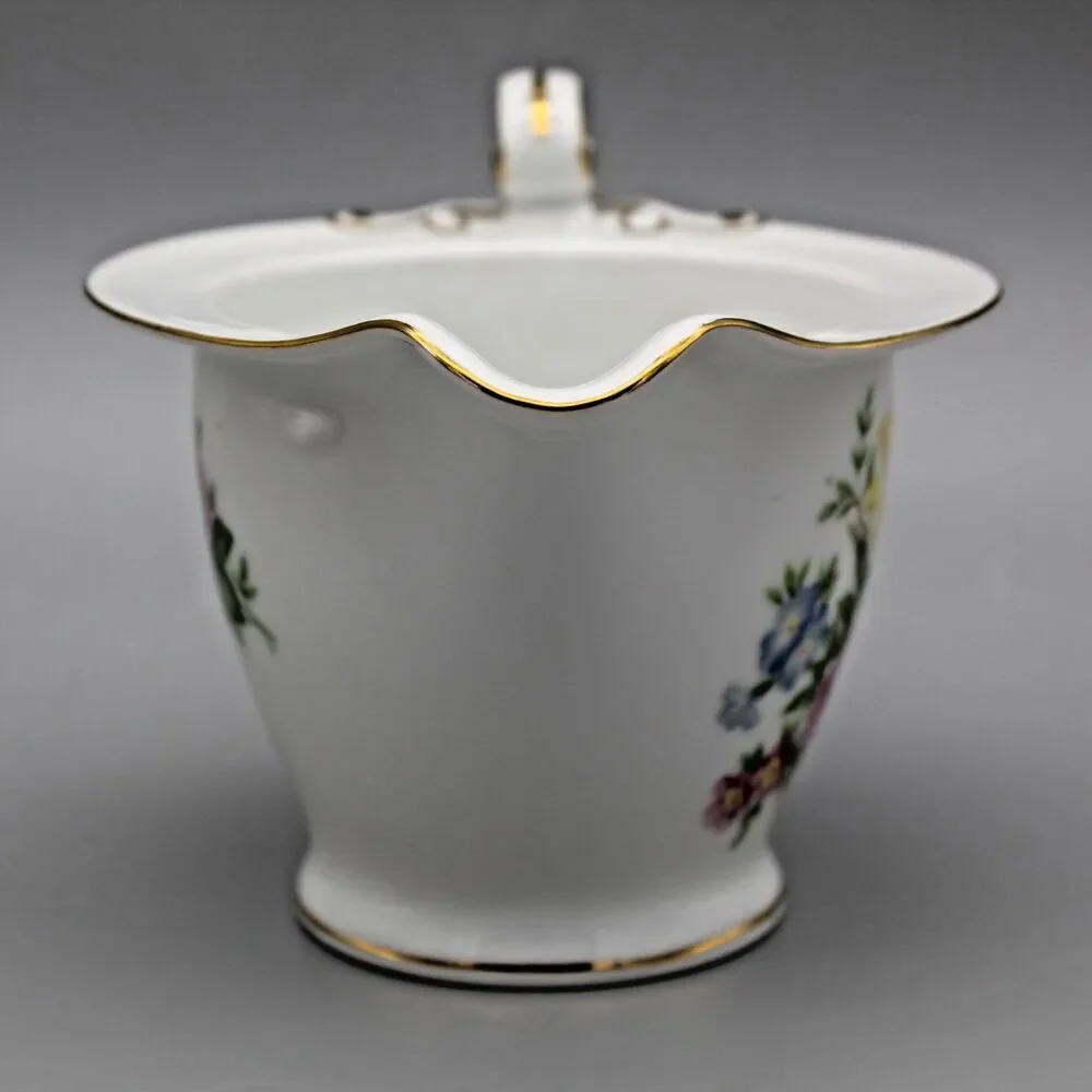 Kingswood China Creamer 8 ounce Spring Floral Design Occupied Japan
